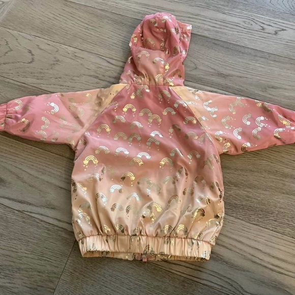Huxbaby Pink and Gold Rainbow Jacket - Picture 2 of 2